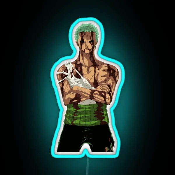Roronoa Zoro One Piece RGB Neon Sign