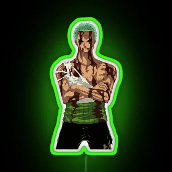 Roronoa Zoro One Piece RGB Neon Sign