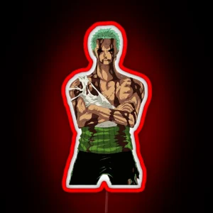 Roronoa Zoro One Piece RGB Neon Sign