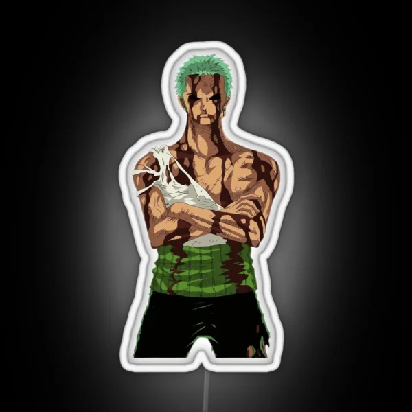 Roronoa Zoro One Piece RGB Neon Sign
