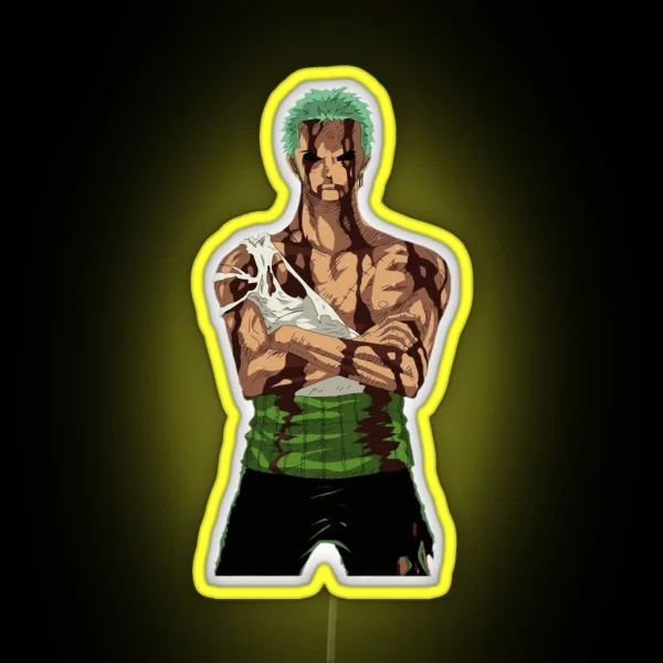 Roronoa Zoro One Piece RGB Neon Sign