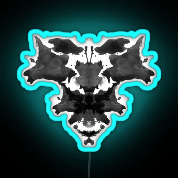 Rorschach RGB Neon Sign