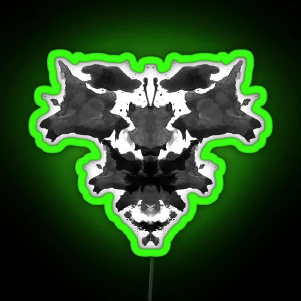 Rorschach RGB Neon Sign