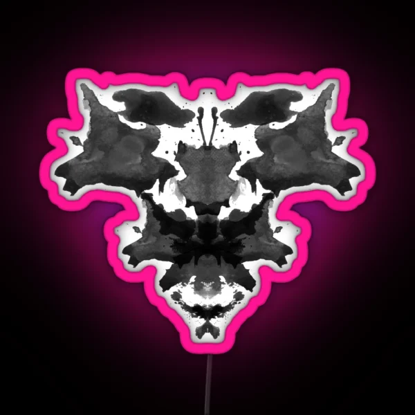 Rorschach RGB Neon Sign