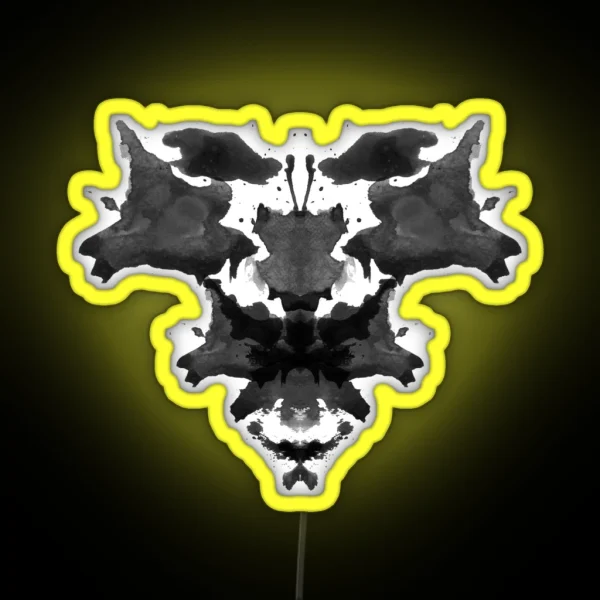 Rorschach RGB Neon Sign