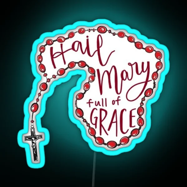 Rosary RGB Neon Sign