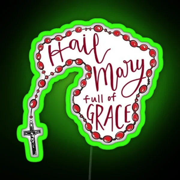 Rosary RGB Neon Sign