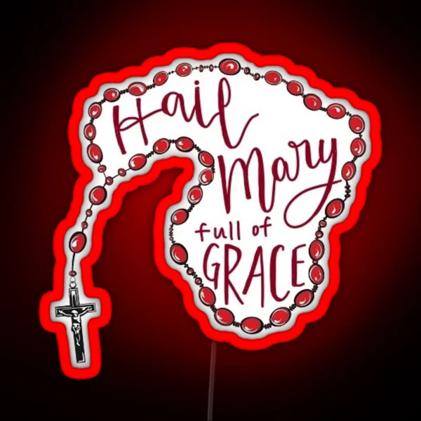 Rosary RGB Neon Sign