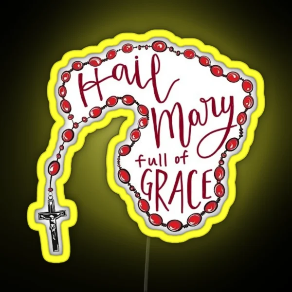 Rosary RGB Neon Sign