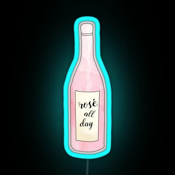 Rose All Day RGB Neon Sign