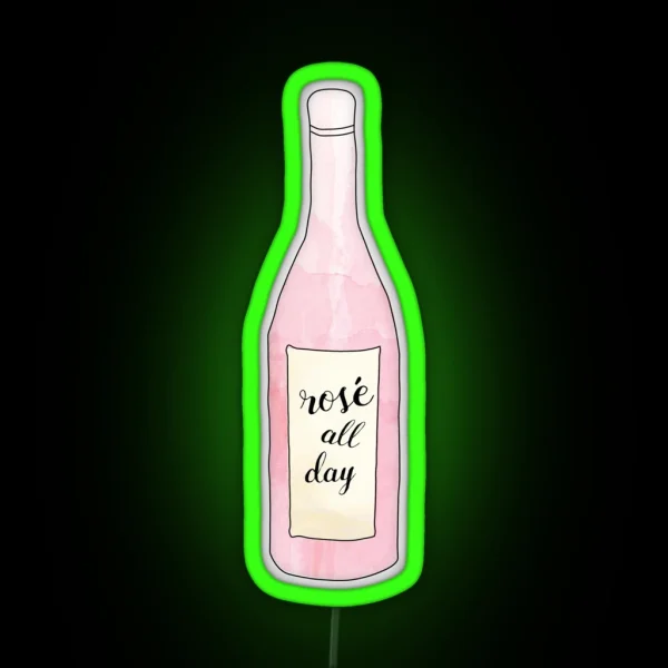 Rose All Day RGB Neon Sign