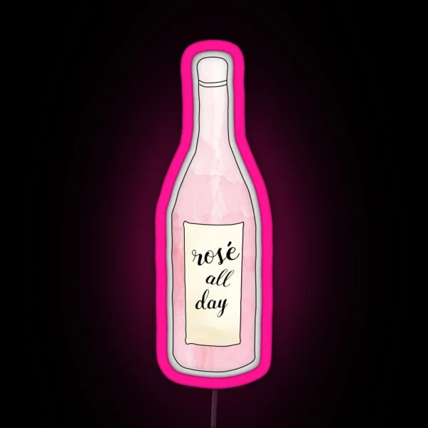 Rose All Day RGB Neon Sign