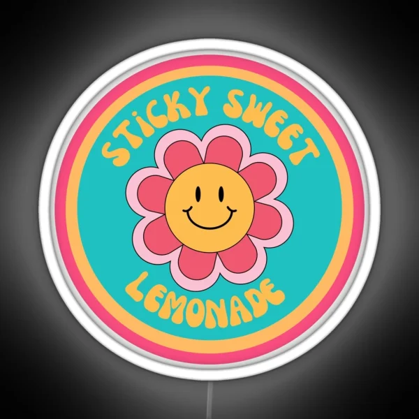 ROSE COLORED LENSES RGB Neon Sign
