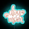 Modern rose gold dog mom home decor neon lighting accent