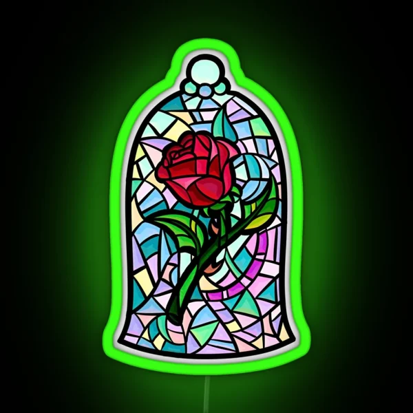 Rose Of Enchantment RGB Neon Sign