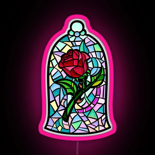 Rose Of Enchantment RGB Neon Sign