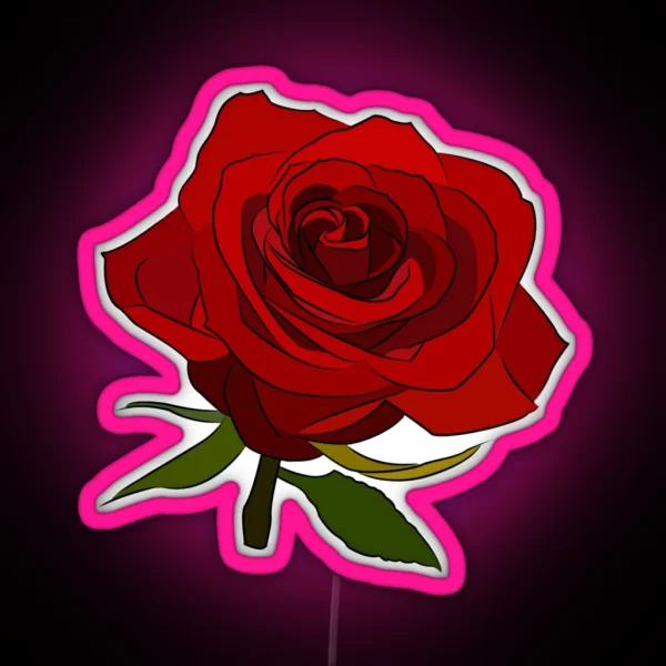 Rose RGB Neon Sign