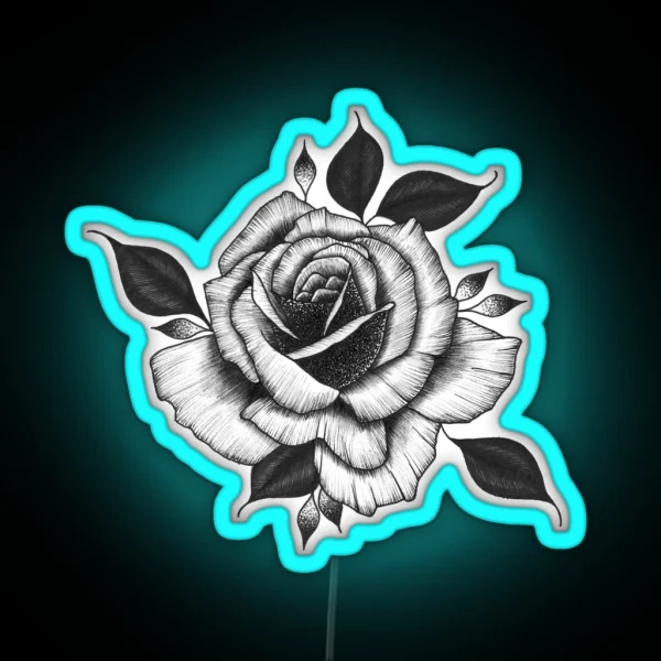 Rose RGB Neon Sign
