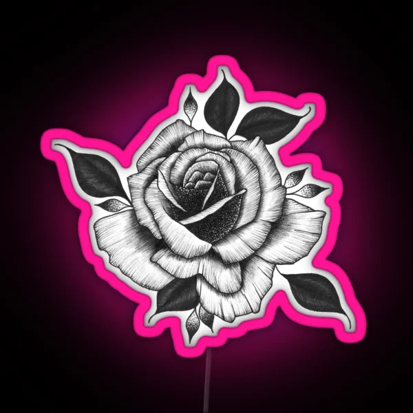 Rose RGB Neon Sign
