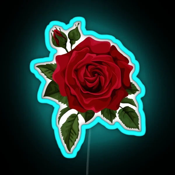 Rose RGB Neon Sign