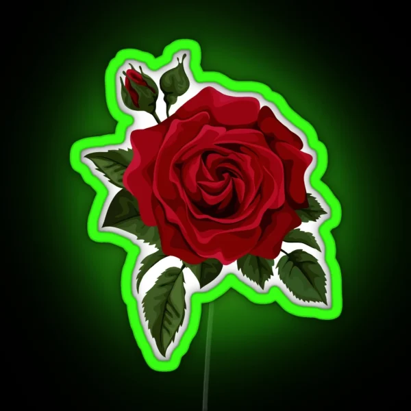 Rose RGB Neon Sign