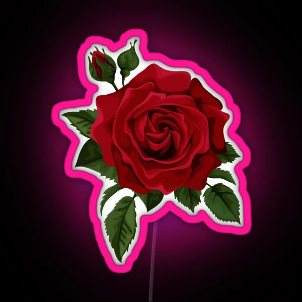 Rose RGB Neon Sign