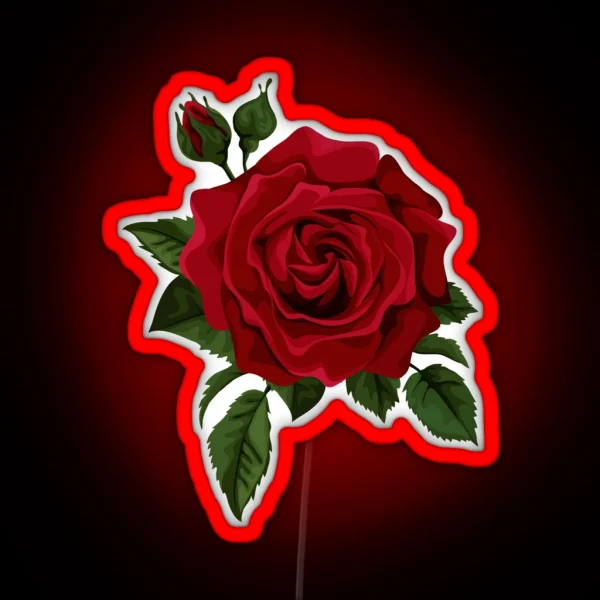 Rose RGB Neon Sign