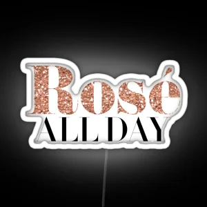 Rose Wine RGB Neon Sign