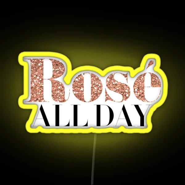 Rose Wine RGB Neon Sign