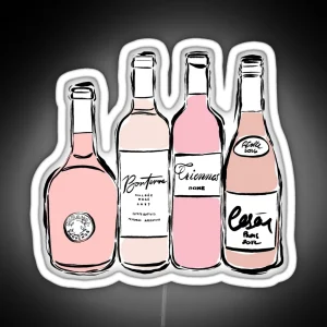 Rose Wine RGB Neon Sign