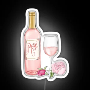 Rose Wine RGB Neon Sign