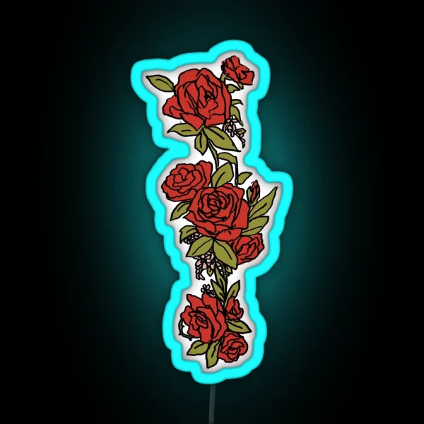 Roses RGB Neon Sign