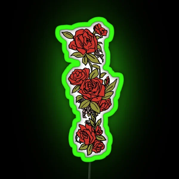 Roses RGB Neon Sign