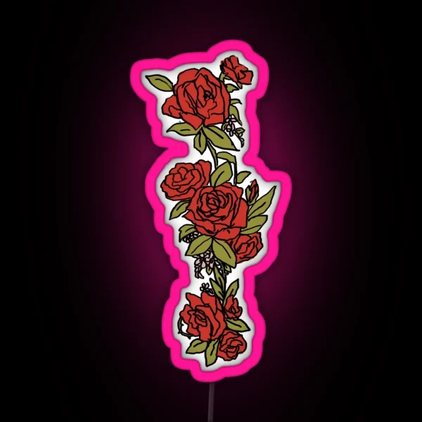 Roses RGB Neon Sign