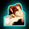 Vibrant Lady Lilith RGB illuminated neon art decorative home decor lighting