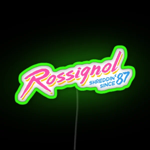 Rossignol Shredding Since 87 RGB Neon Sign