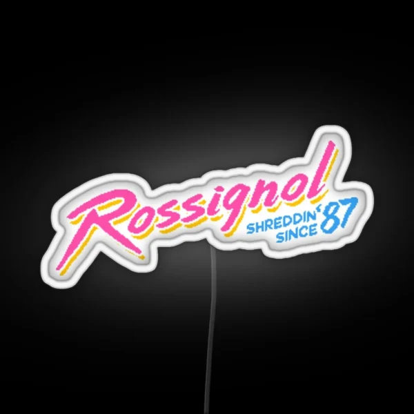 Rossignol Shredding Since 87 RGB Neon Sign