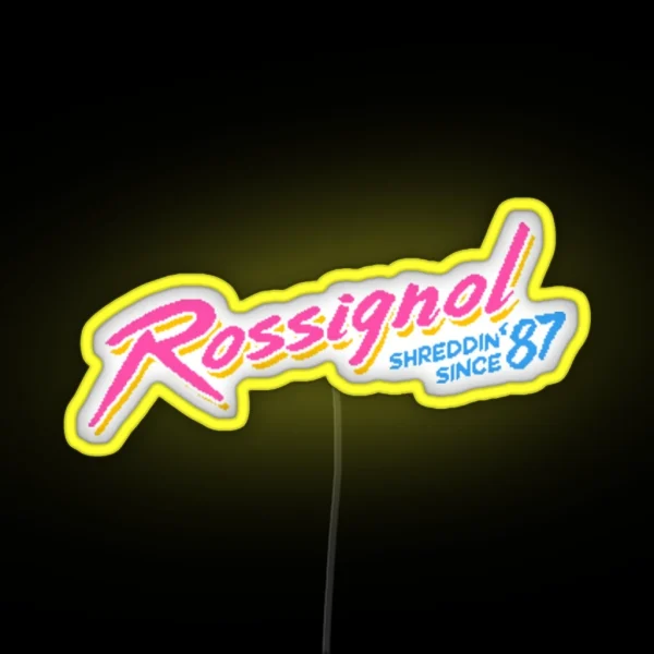 Rossignol Shredding Since 87 RGB Neon Sign