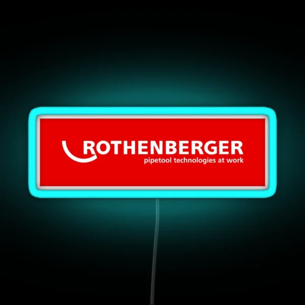 Rothenberger Tools Logo 1 RGB Neon Sign
