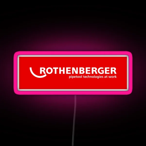 Rothenberger Tools Logo 1 RGB Neon Sign