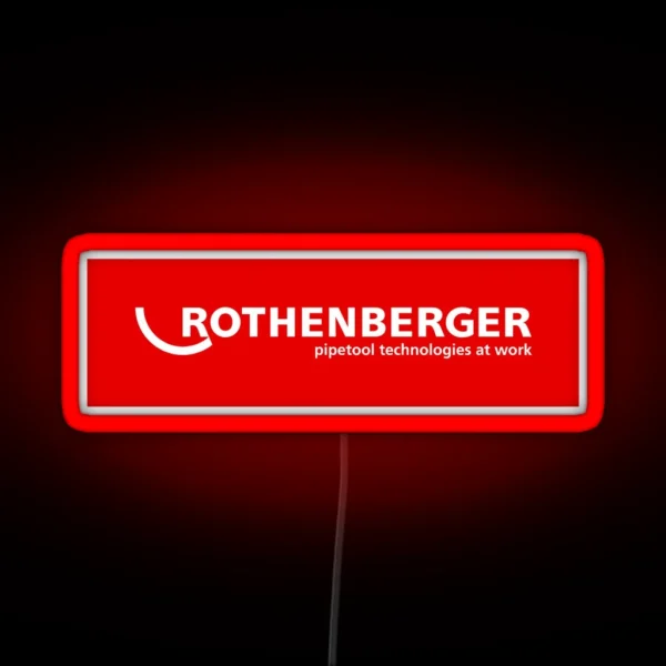 Rothenberger Tools Logo 1 RGB Neon Sign