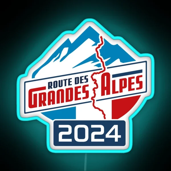 Route Des Grandes Alpes Version 2 0 2024 RGB Neon Sign