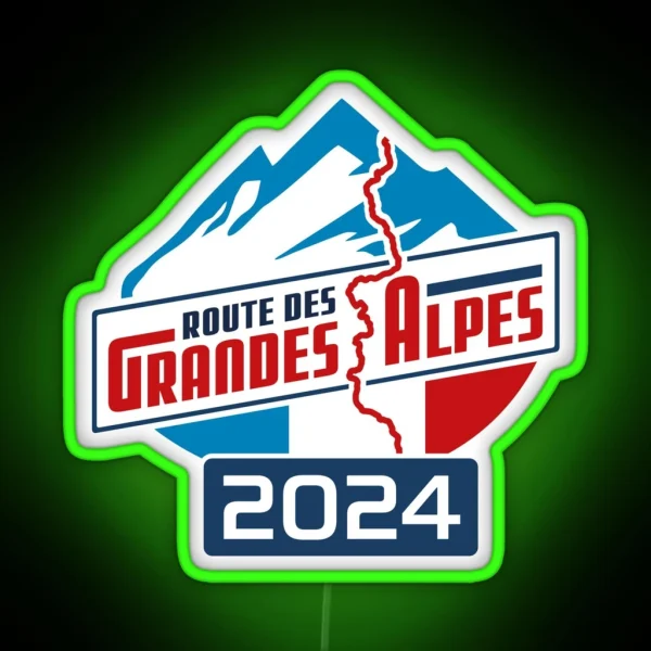 Route Des Grandes Alpes Version 2 0 2024 RGB Neon Sign
