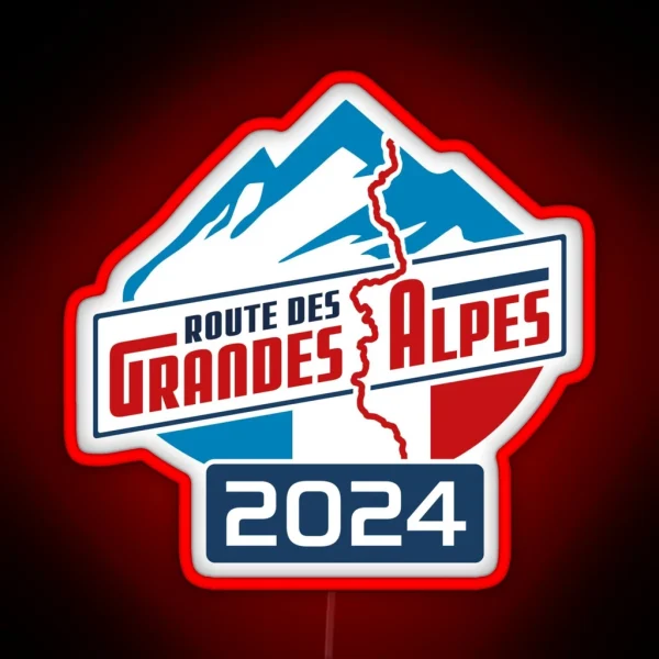 Route Des Grandes Alpes Version 2 0 2024 RGB Neon Sign