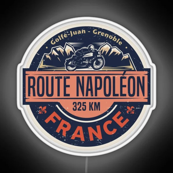 Route Napoleon France RGB Neon Sign