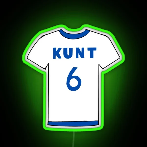 Roy Kunt Jersey Led RGB Neon Sign
