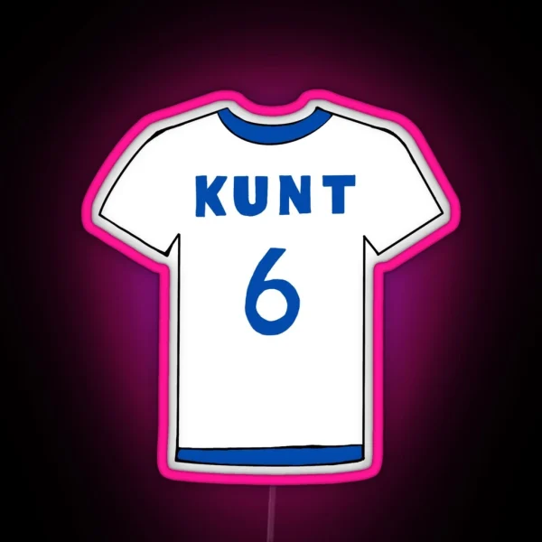 Roy Kunt Jersey Led RGB Neon Sign