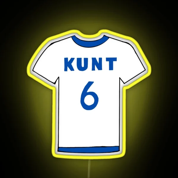 Roy Kunt Jersey Led RGB Neon Sign