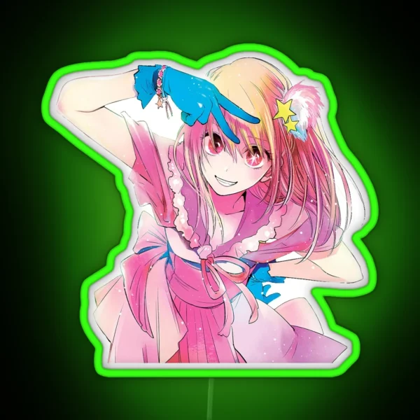 Ruby Hoshino Oshi No Ko RGB Neon Sign