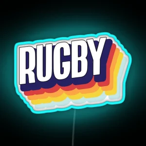 Rugby RGB Neon Sign